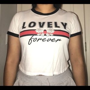 Casual White Graphic Tee